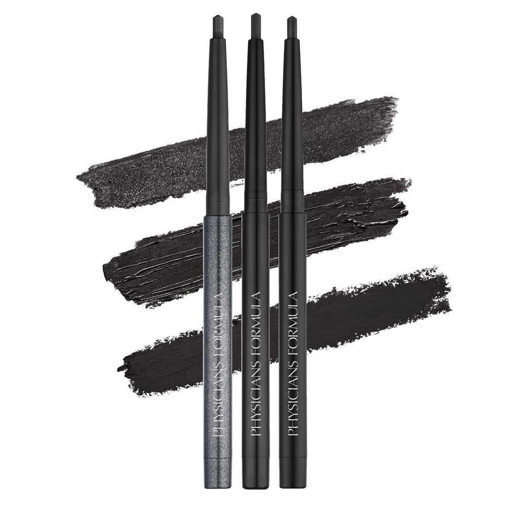 2 Pack Physicians Formula Eye Booster Gel Eyeliner Trio - PF10968 Black New